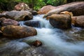 Landscape of Namtok Tamot or Namtok Mom Chui located in Tamot Wildlife Protection Unit, Phatthalung