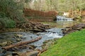 Creek with waterfalls