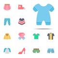 creepers color icon. Clothes icons universal set for web and mobile