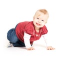 Creeping baby Royalty Free Stock Photo