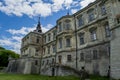 Creepy ancient huge dark old castle