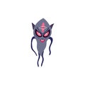 Creepy Angry Halloween Demon character. Character with devil face Royalty Free Stock Photo