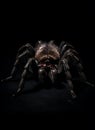 Creepy Black Spider - furry