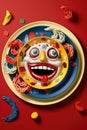 The Creepy Clown Plate