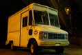 Creepy Dark Ice-Cream Truck Royalty Free Stock Photo