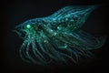 Rare Creepy Deep Sea Creatures With Generative AI Royalty Free Stock Photo