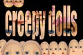 Creepy Dolls Royalty Free Stock Photo
