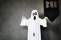 creepy ghost boo banner. High quality photo