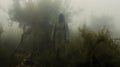 Creepy Ghost In The Mist: Uncanny Valley Realism With Dramatic Atmospheric Perspective