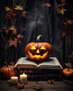 Creepy Halloween Illustration: Mysterious Theme