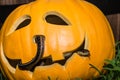 Creepy Halloween Pumpkin Royalty Free Stock Photo