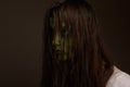 Creepy horror girl Royalty Free Stock Photo