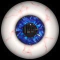 Creepy human eyeball