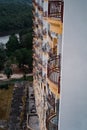 Creepy looking balconies from the old apartment