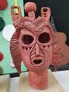 Creepy pottery face