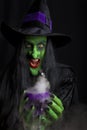 Creepy witch Royalty Free Stock Photo