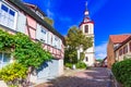 Creglingen, Bavaria. Romantic Road beautiful city in Germany