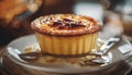 Crem brulee. French dessert. Royalty Free Stock Photo