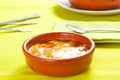 Crema catalana delicious typical Spanish dessert Royalty Free Stock Photo