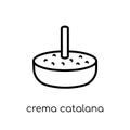 Crema Catalana icon from Spanish Food collection.