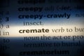 Cremate Royalty Free Stock Photo