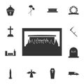 Cremation ector icon. Detailed set of death icons. Premium quality graphic design. One of the collection icons for websites, web d