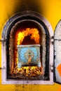 Cremation pyre Thailand. Royalty Free Stock Photo