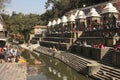 Cremations are performed at Pashupatinath Temple