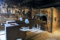 The crematorium at Auschwitz-Birkenau State Museum at Oswiecim in Poland. Royalty Free Stock Photo