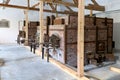 Crematorium at Dachau concentration camp in Munich, Germany Royalty Free Stock Photo