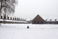 Crematorium left in Auschwitz concentration camp was a network of concentration and extermination camps