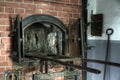 Crematory oven near the gas chamber at Mauthausen Royalty Free Stock Photo