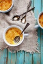 Creme brule Royalty Free Stock Photo