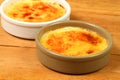 Creme brulee caramelized Royalty Free Stock Photo