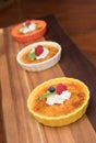 Creme Brulee Desserts Royalty Free Stock Photo