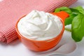 Creme fraiche Royalty Free Stock Photo