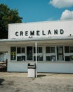 Cremeland Drive In vintage sign, Manchester, New Hampshire