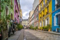 Cremieux street at sunset in Paris