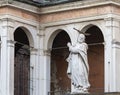 Cremona, duomo, statue of saint peter martyr Royalty Free Stock Photo