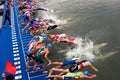 Cremona ITU European Triathlon Sprint Cup Royalty Free Stock Photo