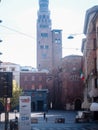 Cremona, Lombardy, Italy - April 19th 2020 The empty cente
