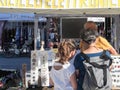 Cremona, Lombardy, Italy - 21st june 2020 - The First Sunday flea antiques and Vanitas market opened this weekend and attracted