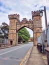 Long Gully Bridge made of Sydney sandstone. Northbridge Sydney New South Wales Australia