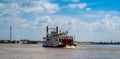 The Creole Queen Paddle Boat on the Mississippi Royalty Free Stock Photo