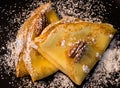 Crepe with honey and walnuts