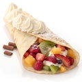 Crepe isolated Royalty Free Stock Photo