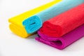 Crepe paper color Royalty Free Stock Photo