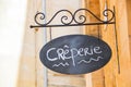 Creperie sign