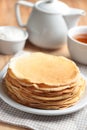 Crepes for Shrovetide Royalty Free Stock Photo