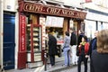 Crepes street restaurant i Paris